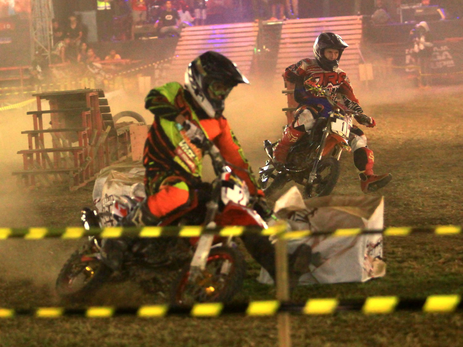 Denny Orlando menggungguli waktu tercepat M. Arjun Di Kelas Minimoto Heat 1