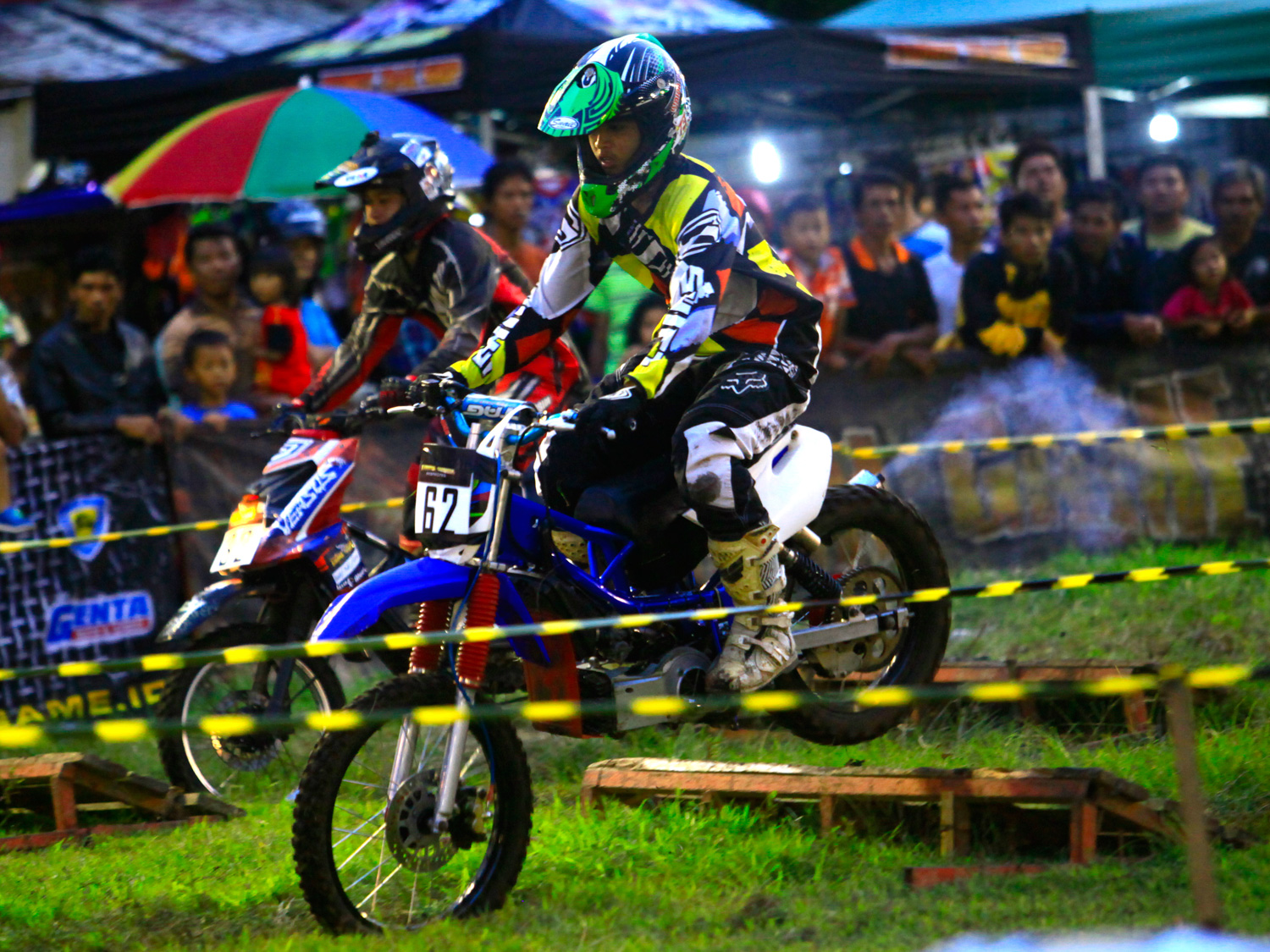 Di kelas campuran non seeded terdapat juga peserta yang menggunakan motor matik