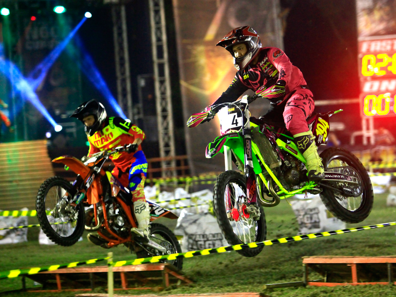 Cahyo utomo dan Denny orlando dikelas free for all heat 1