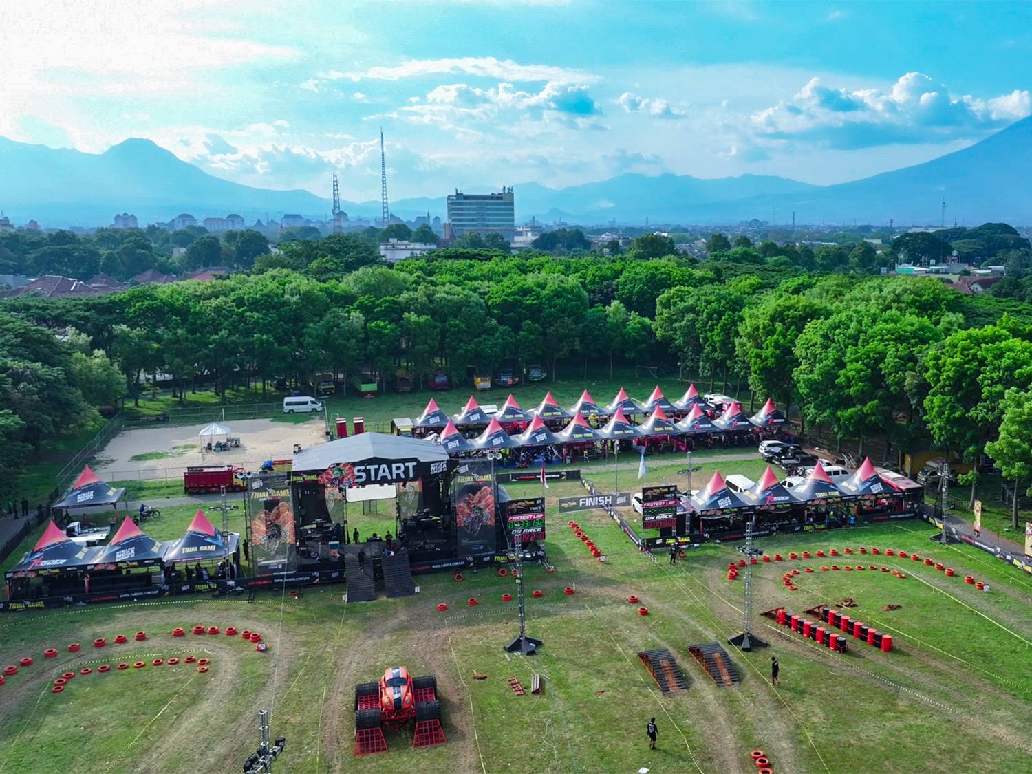 Final Trial Game Dirt seri ke 5, digelar di Lapangan Rampal Kota Malang