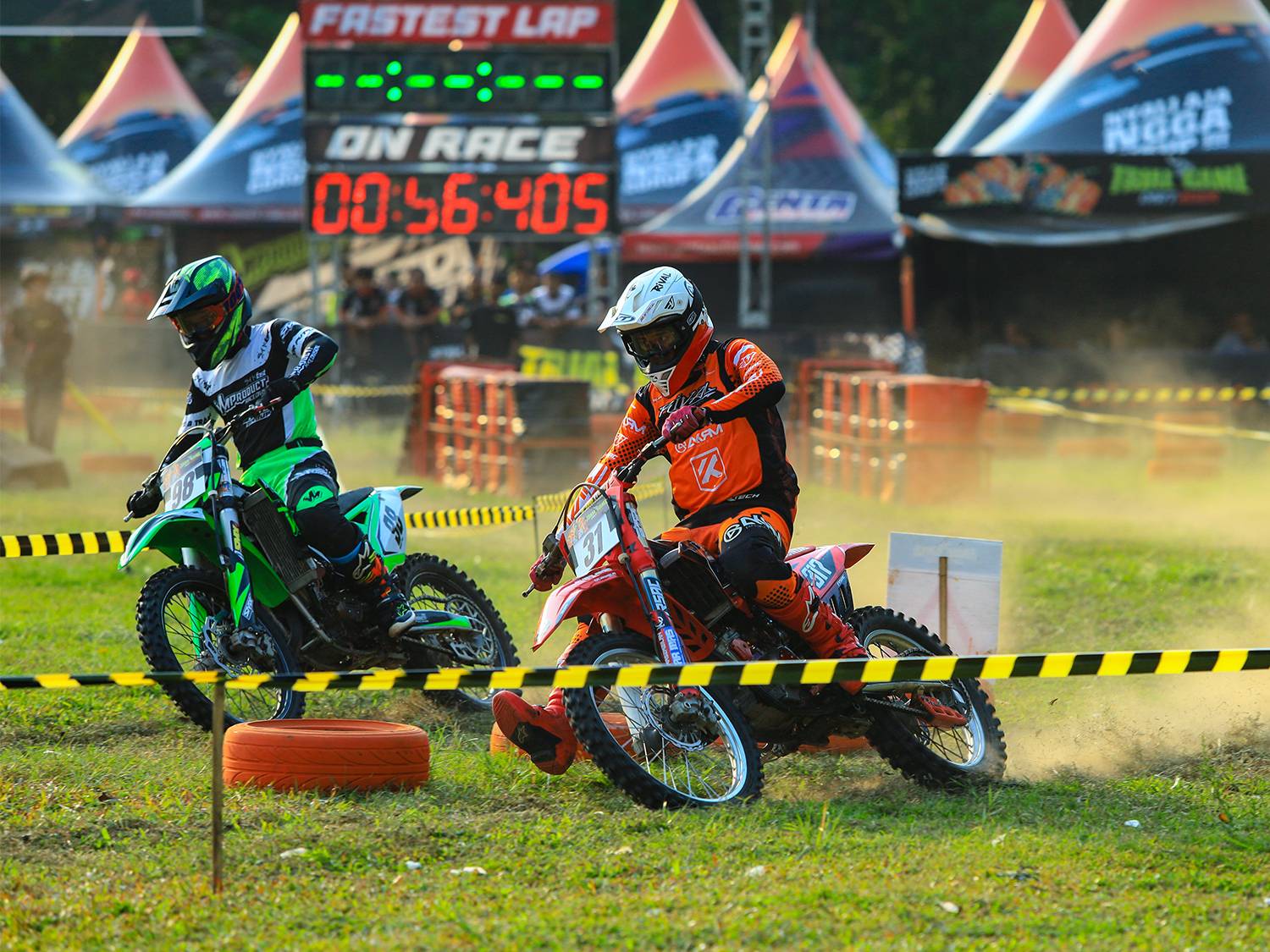 Rizky Aji VS Nuzul Ramzidan di kelas campuran open heat pertama