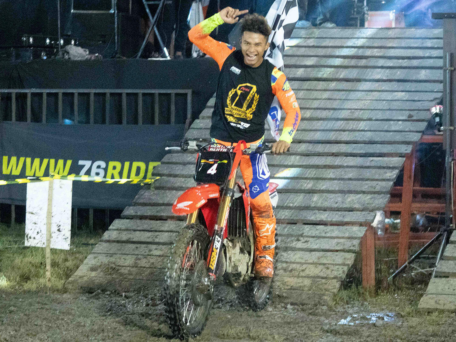 M. Zidane berhasil merebut Juara Perdana di Trial Game Dirt musim 2025