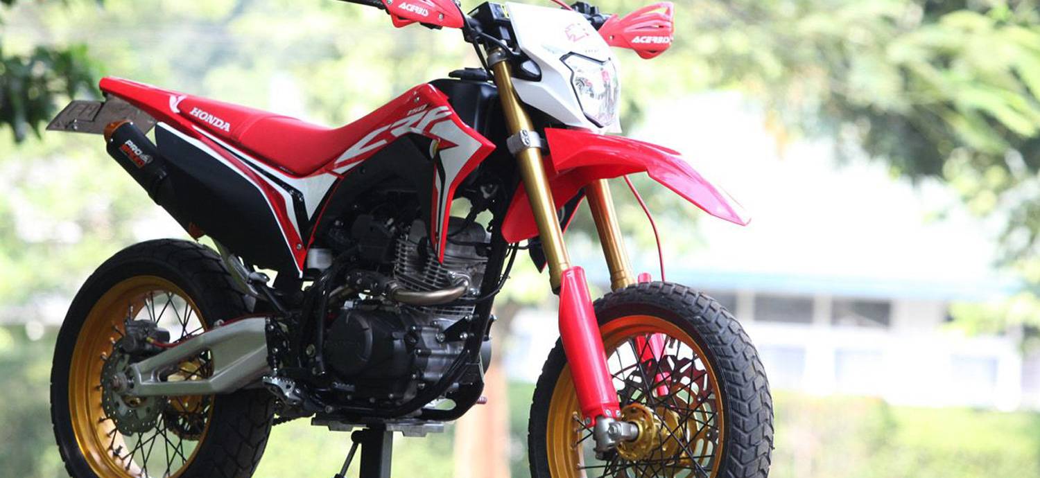 Modif Mantab Supermoto Honda Crf150l Trial Game 76